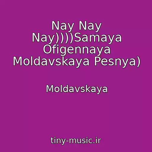 کاور آهنگ Nay Nay Nay))))Samaya Ofigennaya Moldavskaya Pesnya) از Moldavskaya