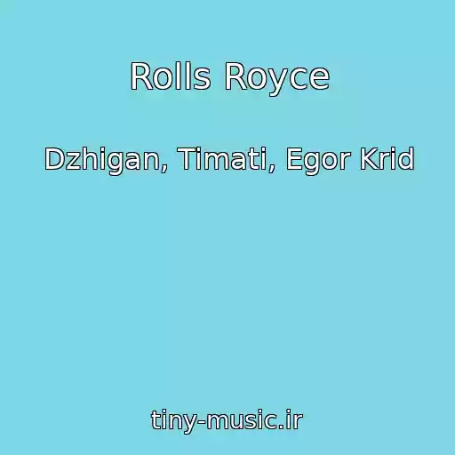 کاور آهنگ Rolls Royce از Dzhigan, Timati, Egor Krid