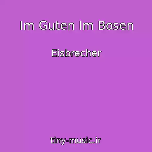 کاور آهنگ Im Guten Im Bosen از Eisbrecher