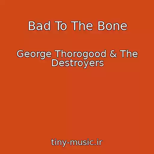 کاور آهنگ Bad To The Bone از George Thorogood & The Destroyers
