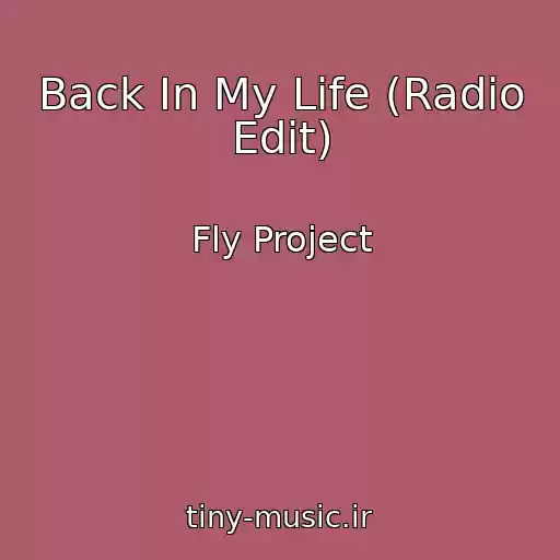 کاور آهنگ Back In My Life (Radio Edit) از Fly Project