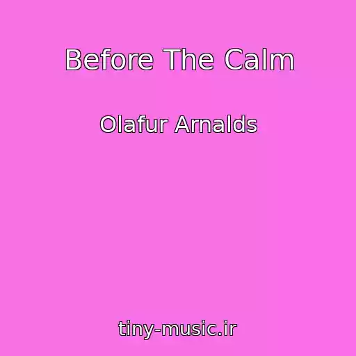کاور آهنگ Before The Calm از Olafur Arnalds