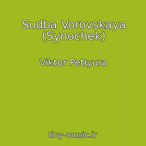 کاور آهنگ Sudba Vorovskaya (Synochek) از Viktor Petlyura