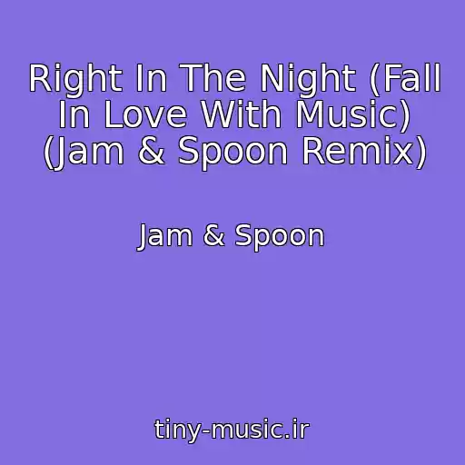 کاور آهنگ Right In The Night (Fall In Love With Music) (Jam & Spoon Remix) از Jam & Spoon