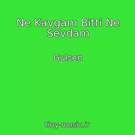 کاور آهنگ Ne Kavgam Bitti Ne Sevdam از Gulsen