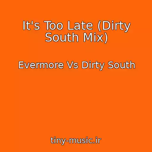 کاور آهنگ It's Too Late (Dirty South Mix) از Evermore Vs Dirty South