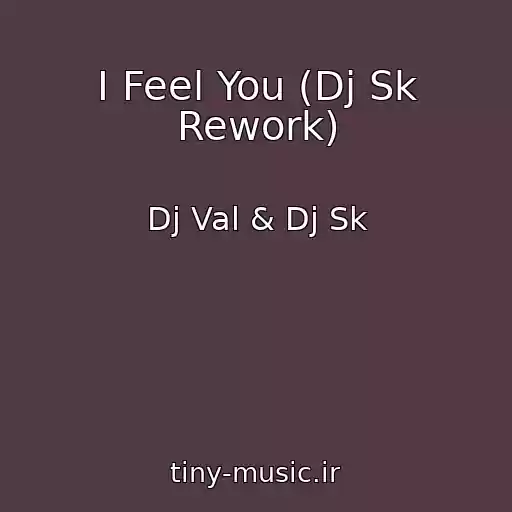 کاور آهنگ I Feel You (Dj Sk Rework) از Dj Val & Dj Sk