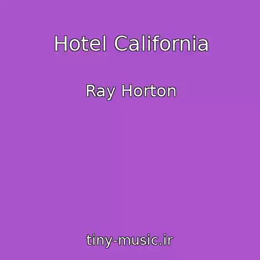 کاور آهنگ Hotel California از Ray Horton