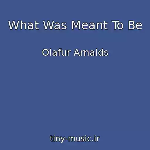 کاور آهنگ What Was Meant To Be از Olafur Arnalds