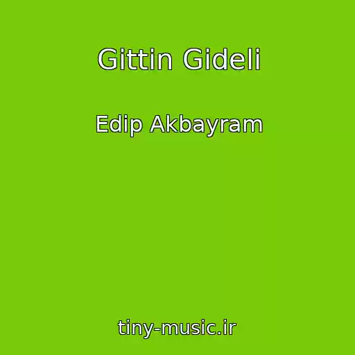 کاور آهنگ Gittin Gideli از Edip Akbayram