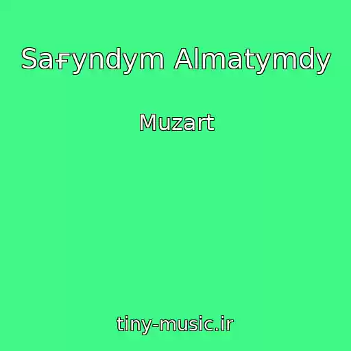 کاور آهنگ Saғyndym Almatymdy از Muzart
