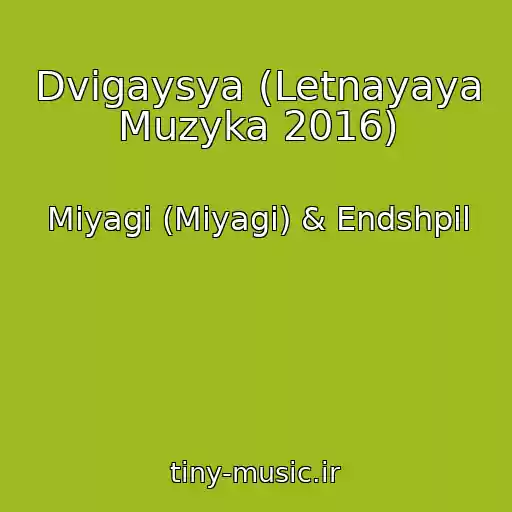 کاور آهنگ Dvigaysya (Letnayaya Muzyka 2016) از Miyagi (Miyagi) & Endshpil
