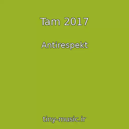 کاور آهنگ Tam 2017 از Antirespekt