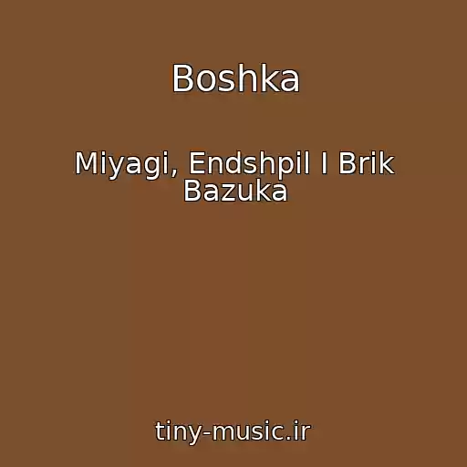 کاور آهنگ Boshka از Miyagi, Endshpil I Brik Bazuka
