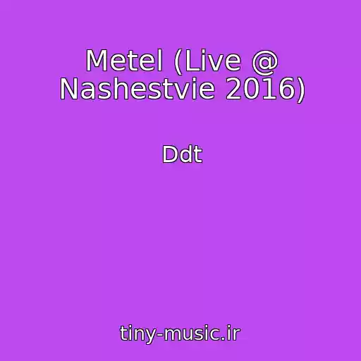 کاور آهنگ Metel (Live @ Nashestvie 2016) از Ddt