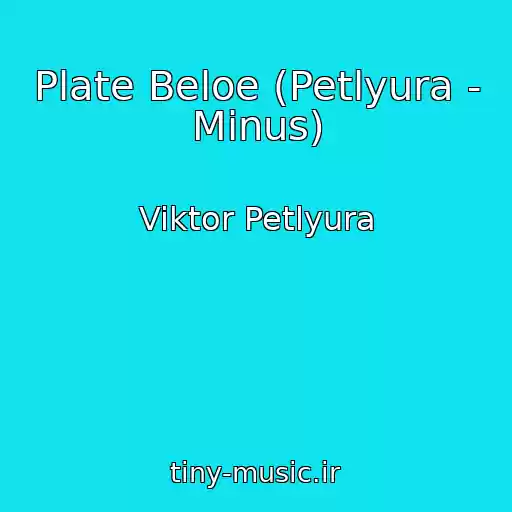 کاور آهنگ Plate Beloe (Petlyura - Minus) از Viktor Petlyura
