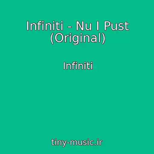 کاور آهنگ Infiniti - Nu I Pust (Original) از Infiniti