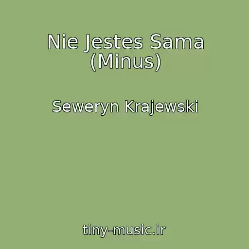 کاور آهنگ Nie Jestes Sama (Minus) از Seweryn Krajewski