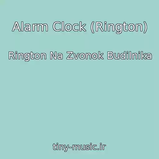کاور آهنگ Alarm Clock (Rington) از Rington Na Zvonok Budilnika