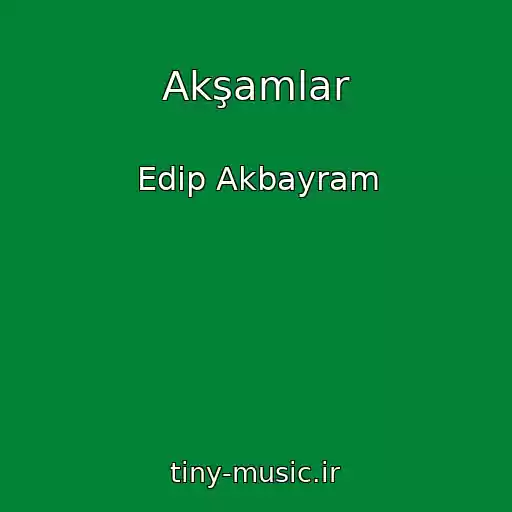 کاور آهنگ Akşamlar از Edip Akbayram