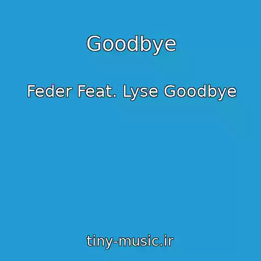 کاور آهنگ Goodbye از Feder Feat. Lyse Goodbye