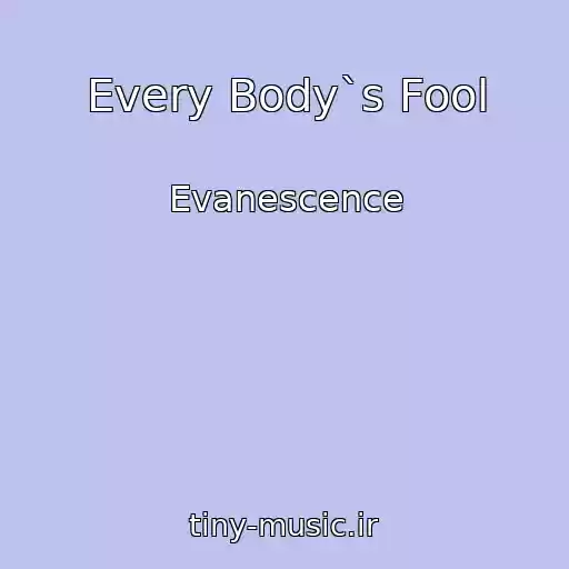 کاور آهنگ Every Body`s Fool از Evanescence