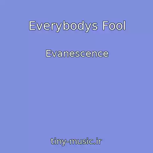 کاور آهنگ Everybodys Fool از Evanescence