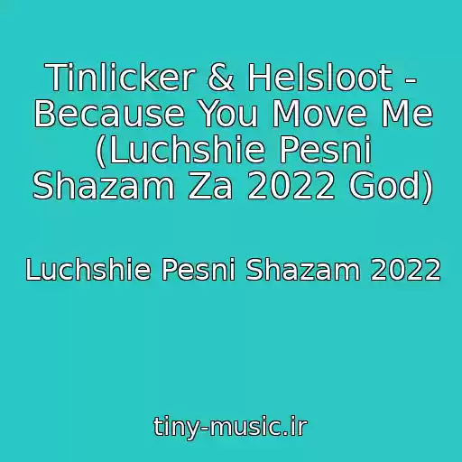 کاور آهنگ Tinlicker & Helsloot - Because You Move Me (Luchshie Pesni Shazam Za 2022 God) از Luchshie Pesni Shazam 2022
