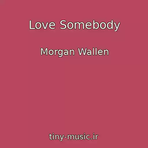 کاور آهنگ Love Somebody از Morgan Wallen