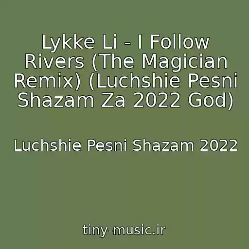کاور آهنگ Lykke Li - I Follow Rivers (The Magician Remix) (Luchshie Pesni Shazam Za 2022 God) از Luchshie Pesni Shazam 2022