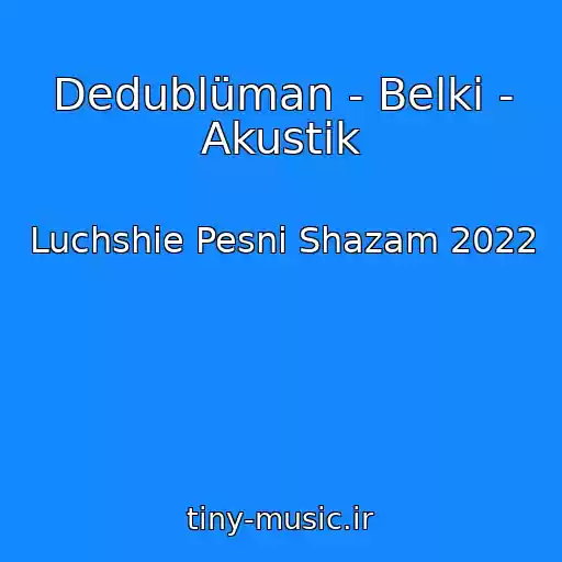 کاور آهنگ Dedublüman - Belki - Akustik از Luchshie Pesni Shazam 2022