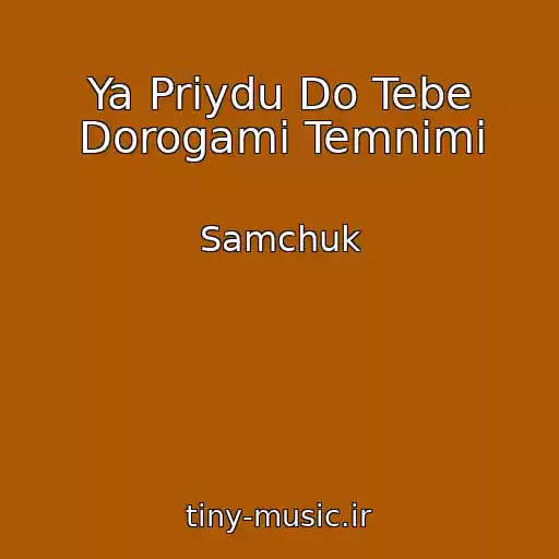 کاور آهنگ Ya Priydu Do Tebe Dorogami Temnimi از Samchuk