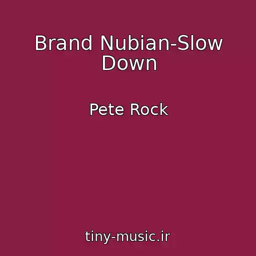 کاور آهنگ Brand Nubian-Slow Down از Pete Rock