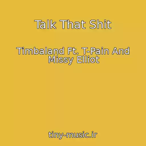 کاور آهنگ Talk That Shit از Timbaland Ft. T-Pain And Missy Elliot