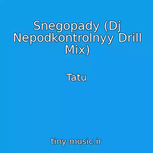 کاور آهنگ Snegopady (Dj Nepodkontrolnyy Drill Mix) از Tatu