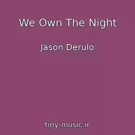 کاور آهنگ We Own The Night از Jason Derulo