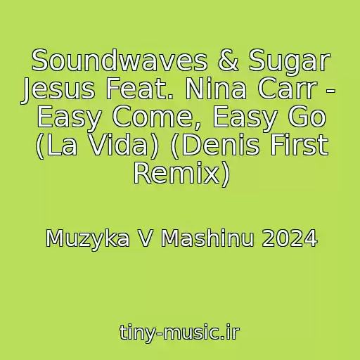 کاور آهنگ Soundwaves & Sugar Jesus Feat. Nina Carr - Easy Come, Easy Go (La Vida) (Denis First Remix) از Muzyka V Mashinu 2024