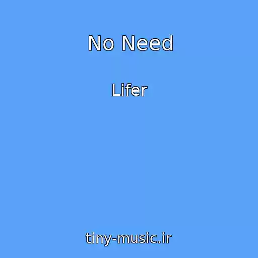 کاور آهنگ No Need از Lifer