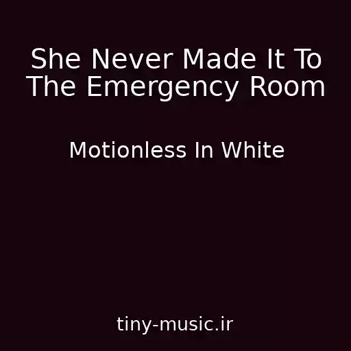 کاور آهنگ She Never Made It To The Emergency Room از Motionless In White