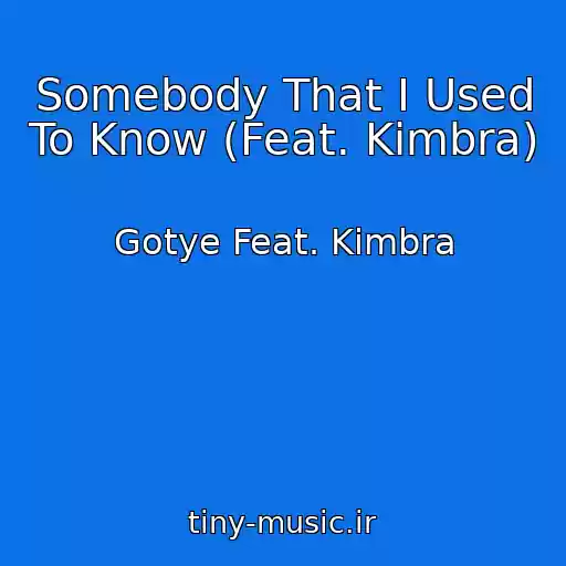کاور آهنگ Somebody That I Used To Know (Feat. Kimbra) از Gotye Feat. Kimbra