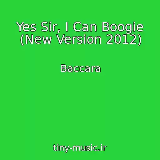کاور آهنگ Yes Sir, I Can Boogie (New Version 2012) از Baccara