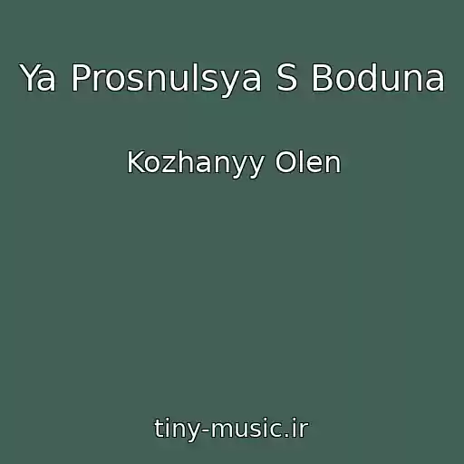 کاور آهنگ Ya Prosnulsya S Boduna از Kozhanyy Olen