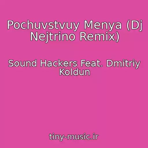 کاور آهنگ Pochuvstvuy Menya (Dj Nejtrino Remix) از Sound Hackers Feat. Dmitriy Koldun