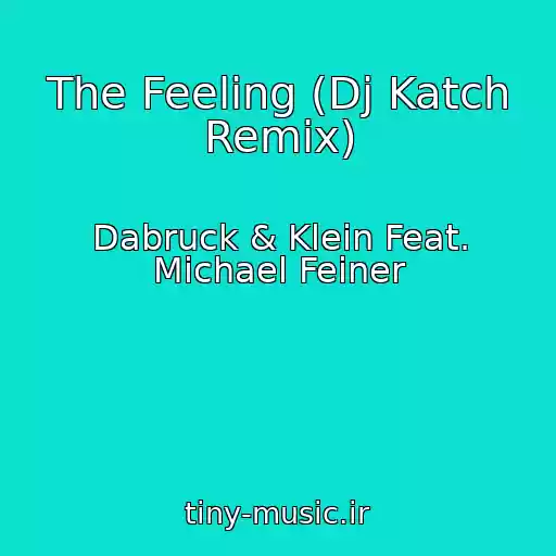 کاور آهنگ The Feeling (Dj Katch Remix) از Dabruck & Klein Feat. Michael Feiner