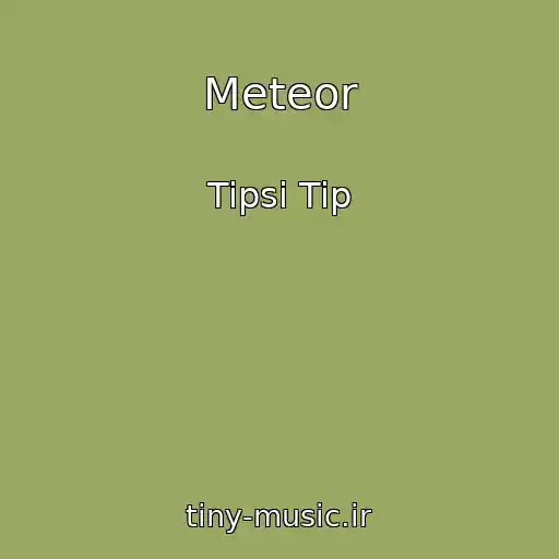 کاور آهنگ Meteor از Tipsi Tip