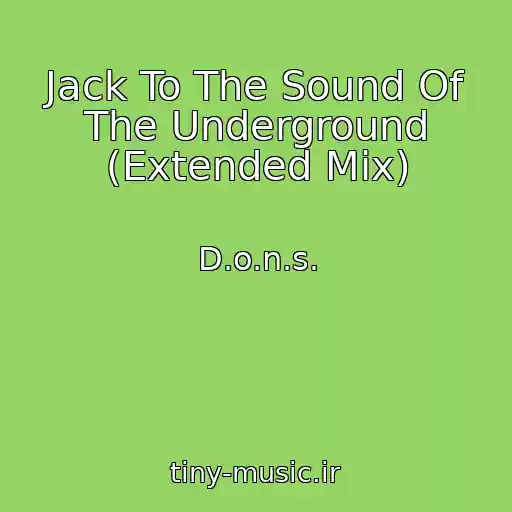 کاور آهنگ Jack To The Sound Of The Underground (Extended Mix) از D.o.n.s.