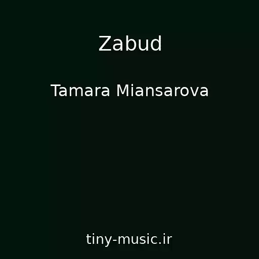 کاور آهنگ Zabud از Tamara Miansarova