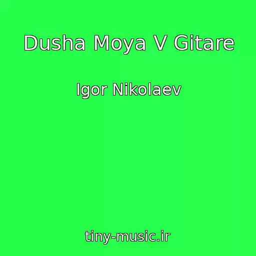 کاور آهنگ Dusha Moya V Gitare از Igor Nikolaev