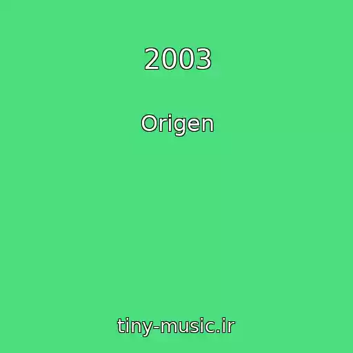 کاور آهنگ 2003 از Origen