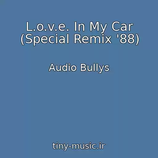 کاور آهنگ L.o.v.e. In My Car (Special Remix '88) از Audio Bullys